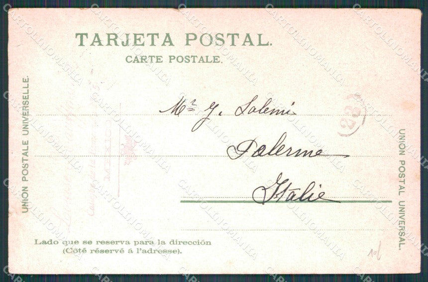 Mexico Canal de la Viga Types Ethnic CORNER CREASED postcard XP0357 – retro