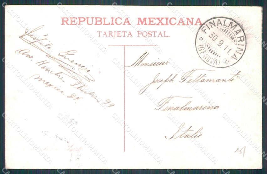 Mexico Types Ethnic Tlachiquero postcard XP0390 – retro