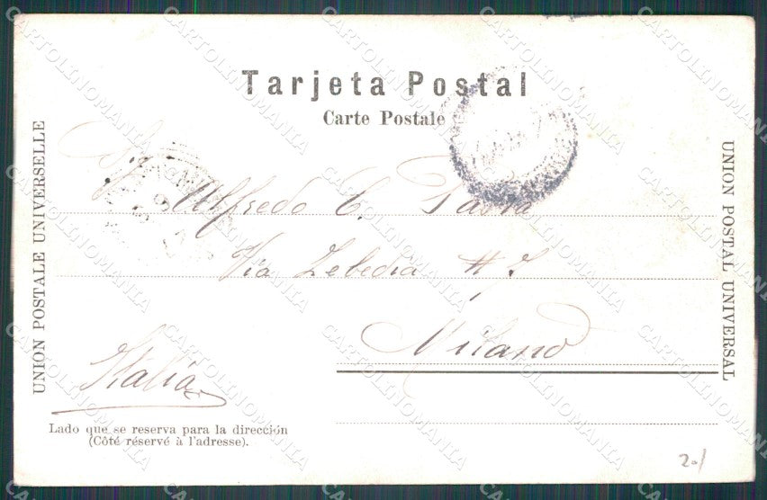 Mexico Types Ethnic Arrieros Cargando Pulque postcard XP0428 – retro