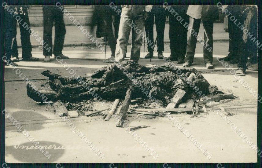 Mexico Mexican Revolution Cadaver Daguerre Fotografo RPPC postcard XP0468 – fronte