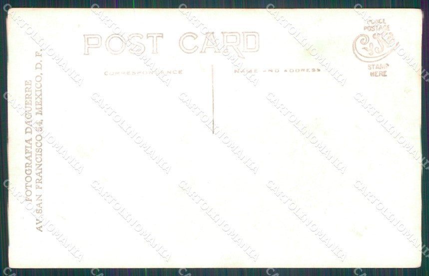 Mexico Mexican Revolution Cadaver Daguerre Fotografo RPPC postcard XP0468 – retro