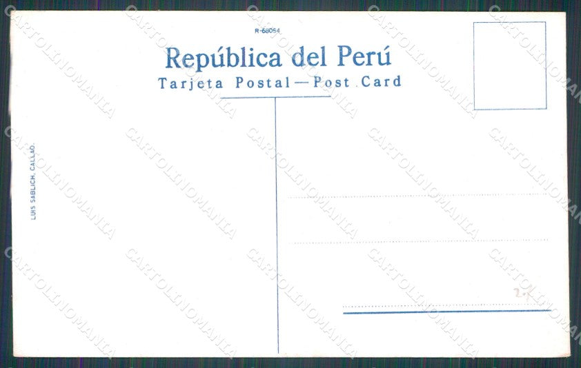 Peru Ethnic Balsa de Naturales Perene postcard XP0529 – retro