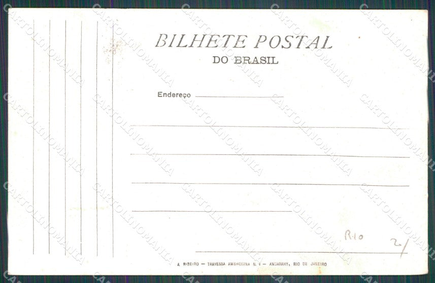 Brazil Rio de Janeiro Avenida Central postcard XP0555 – retro