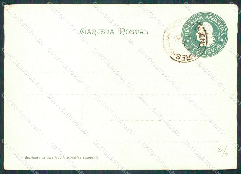 Brazil Argentina Al Gran Pueblo Brasileno Salud postcard XP0564 – retro