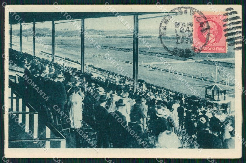 Cuba Habana Carreras de Caballos Oriental Race Track postcard XP0565 – fronte
