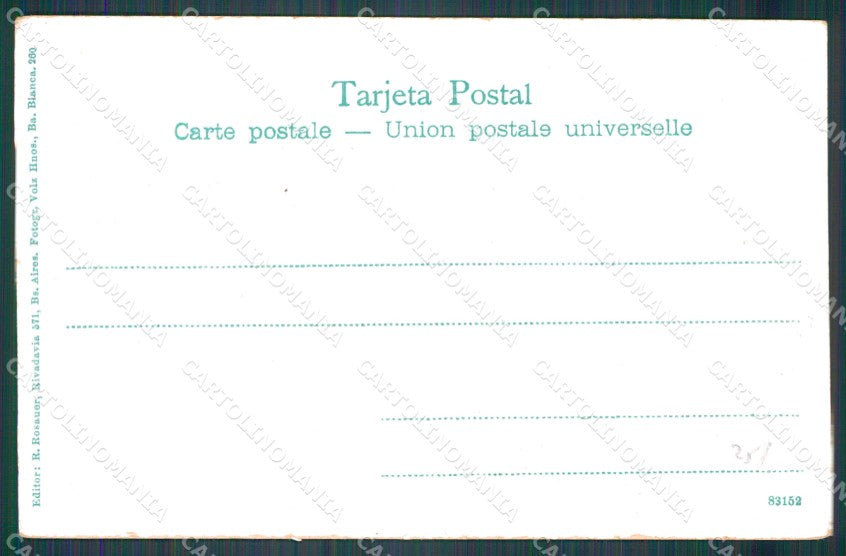 Argentina Patagones Types Ethnic Tejedoras Indigenas postcard XP0606 – retro