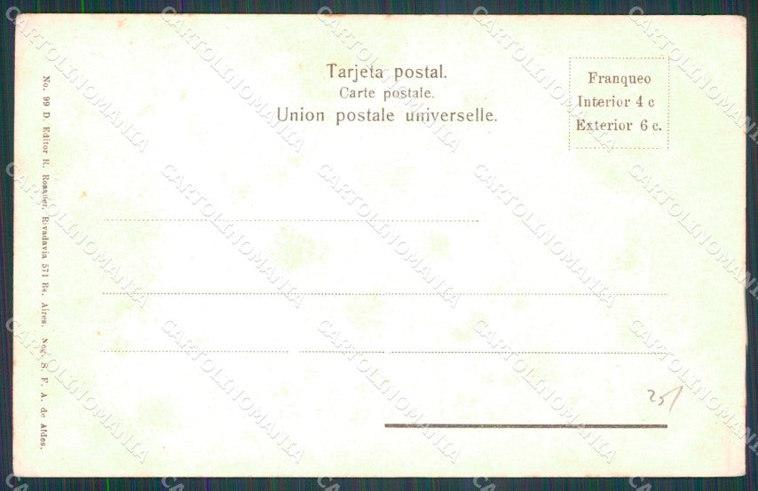 Argentina Types Ethnic Indias del Chaco Austral postcard XP0607 – retro