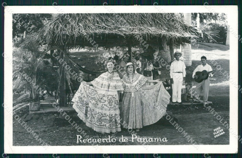 Panama Recuerdo RPPC postcard XP0624 – fronte