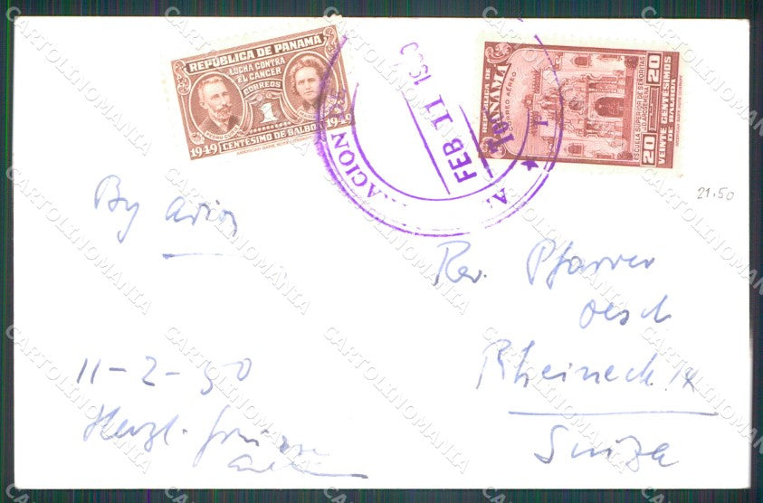 Panama Recuerdo RPPC postcard XP0624 – retro