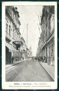 Brazil Sao Paulo Rue Direita postcard XP0658 – fronte