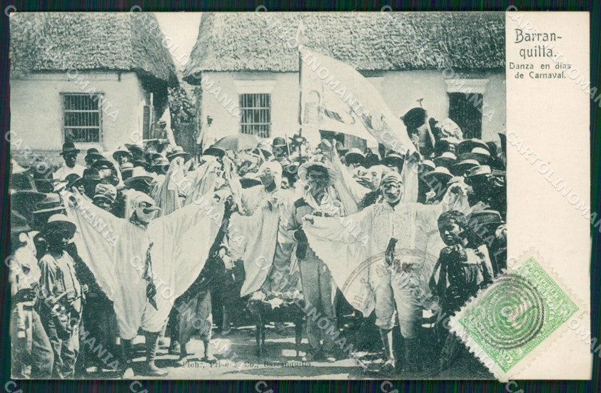 Colombia Barranquilla Danza en Dias de Carnaval postcard XP0708 – fronte