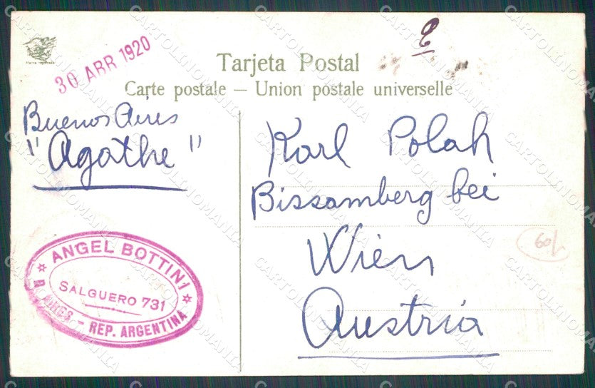 Argentina Mendoza Maquina para Sacar la Nieve Cordillera postcard XP0709 – retro