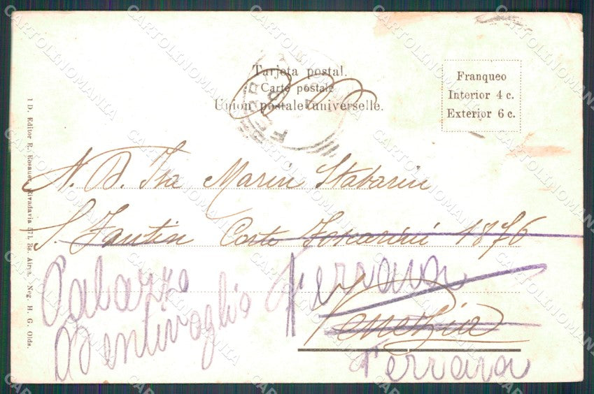 Argentina Buenos Aires Avenida y Plaza de Mayo postcard XP0712 – retro