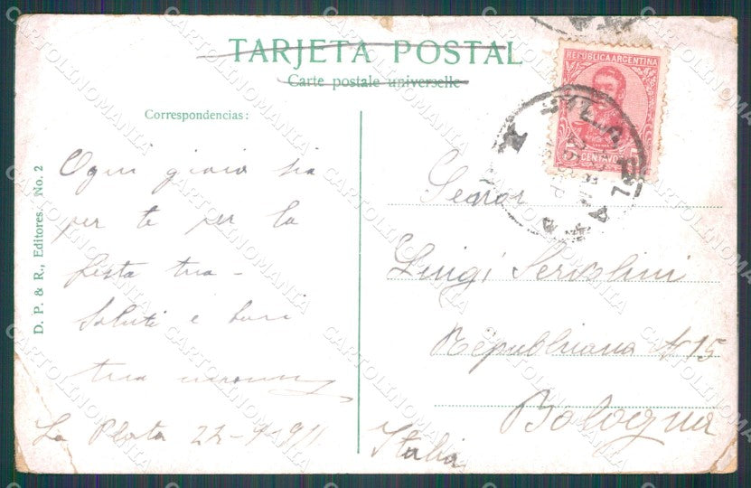 Argentina Buenos Aires La Bolsa CORNER CREASED postcard XP0735 – retro
