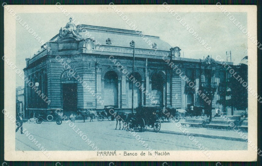 Argentina Parana Banco de la Nacion postcard XP0738 – fronte