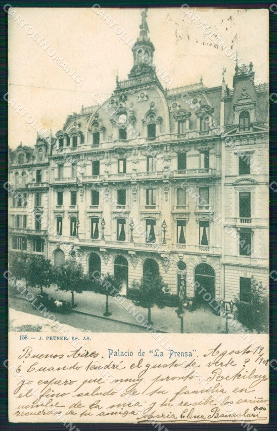 Argentina Buenos Aires Palacio de la Prensa postcard XP0755 – fronte