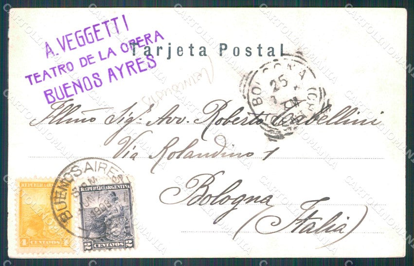 Argentina Buenos Aires Teatro de la Opera postcard XP0759 – retro