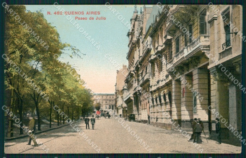 Argentina Buenos Aires Paseo de Julio postcard XP0760 – fronte