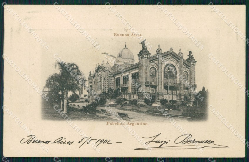 Argentina Buenos Aires Pabellon Argentino postcard XP0764 – fronte