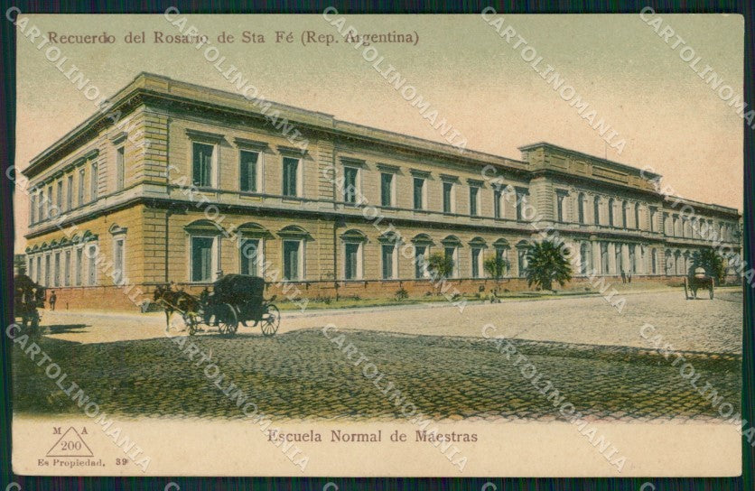 Argentina Rosario de Santa Fe Escuela Normal de Maestras postcard XP0770 – fronte
