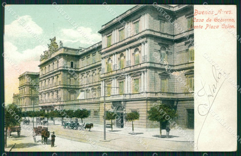 Argentina Buenos Aires Casa del Gobierno Plaza Colon postcard XP0774 – fronte