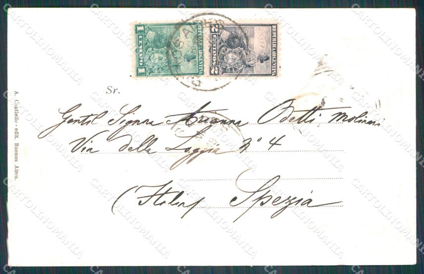 Argentina Buenos Aires Deposito de Agua Corriente postcard XP0778 – retro