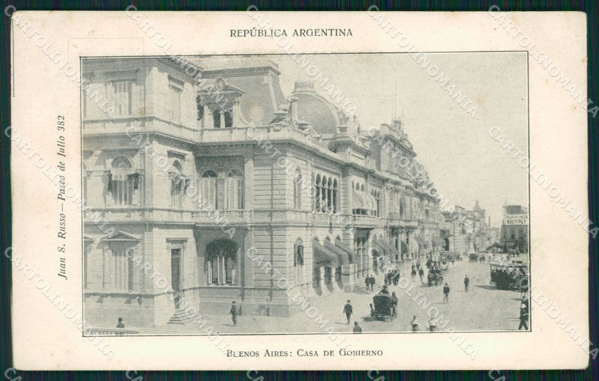 Argentina Buenos Aires Casa del Gobierno postcard XP0780 – fronte