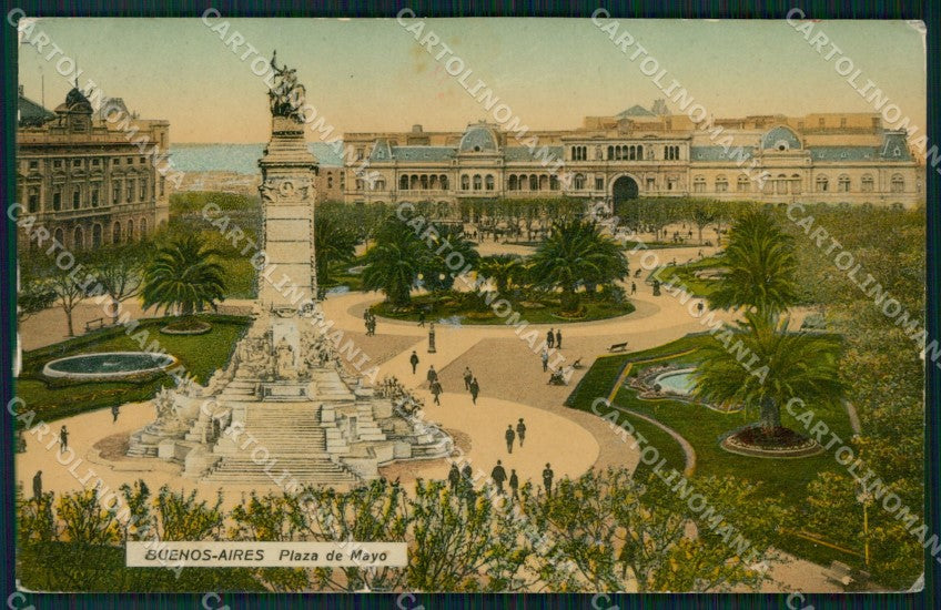 Argentina Buenos Aires Plaza de Mayo postcard XP0787 – fronte