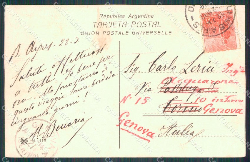 Argentina Buenos Aires Plaza de Mayo postcard XP0787 – retro