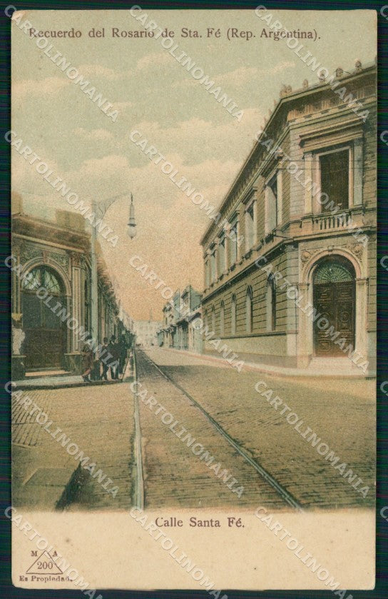 Argentina Rosario de Santa Fe Calle Santa Fe postcard XP0790 – fronte