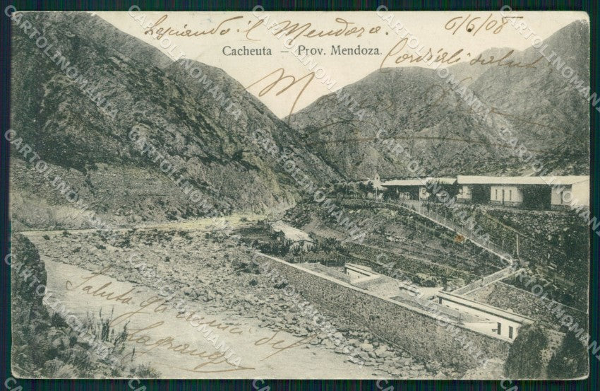 Argentina Cacheuta Mendoza postcard XP0794 – fronte