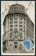 Argentina Buenos Aires Banco de Boston WRINKLE RPPC postcard XP0814 – fronte