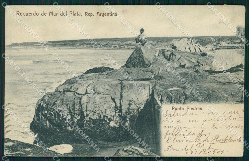 Argentina Mar del Plata Punta Piedras postcard XP0826 – fronte