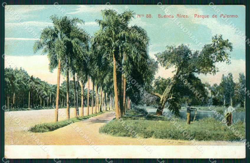 Argentina Buenos Aires Parque Palermo postcard XP0837 – fronte