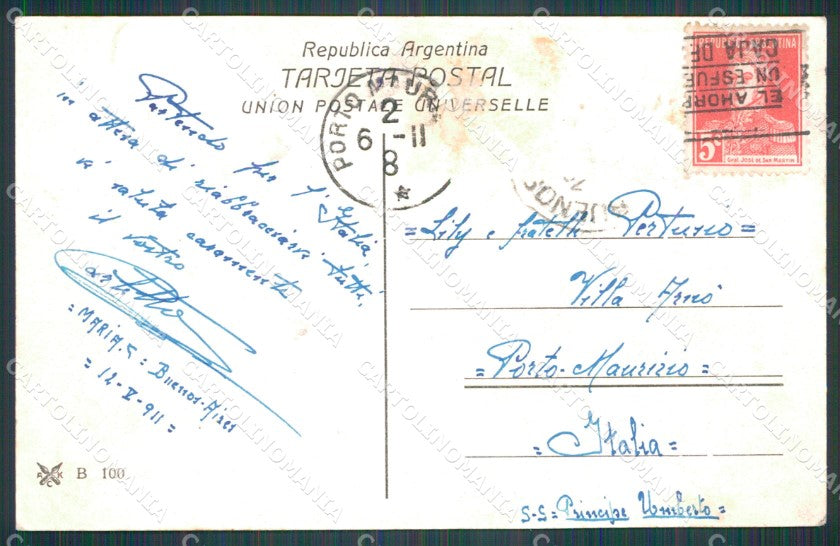Argentina Buenos Aires Jardin Zoologico Elefantes Marinos postcard XP0838 – retro
