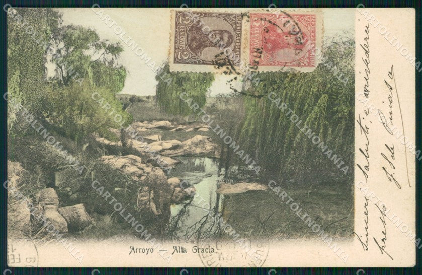 Argentina Alta Grazia Arroyo postcard XP0840 – fronte