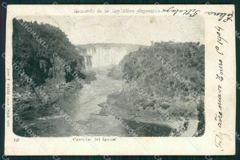 Argentina Cascadas del Iguazu postcard XP0845 – fronte