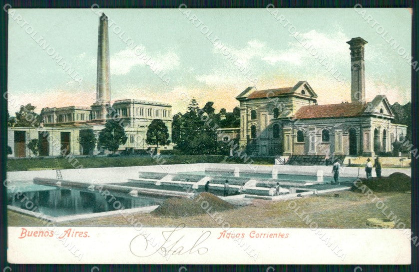 Argentina Buenos Aires Aguas Corrientes postcard XP0846 – fronte