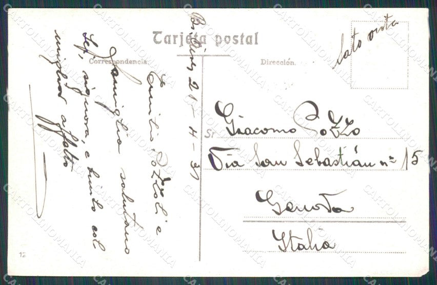 Argentina Buenos Aires Avenida de Mayo Y Plaza Congreso RPPC postcard XP0853 – retro