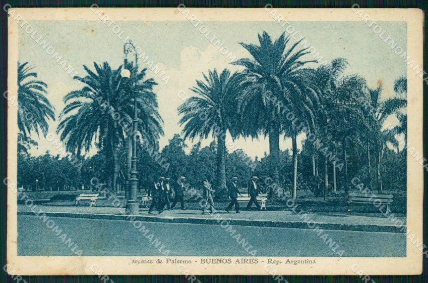 Argentina Buenos Aires Jardines de Palermo postcard XP0860 – fronte