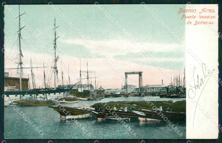 Argentina Buenos Aires Puente Levadizo de Barracas postcard XP0861 – fronte