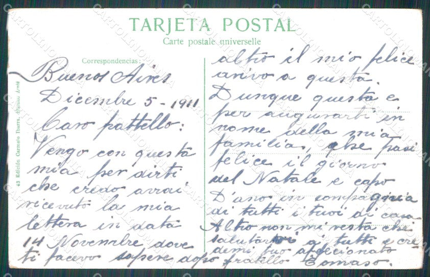 Argentina Buenos Aires Avenida de Mayo postcard XP0862 – retro