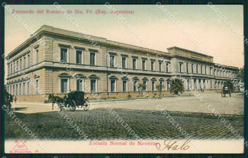 Argentina Rosario de Santa Fe Escuela Normal de Maestras postcard XP0870 – fronte