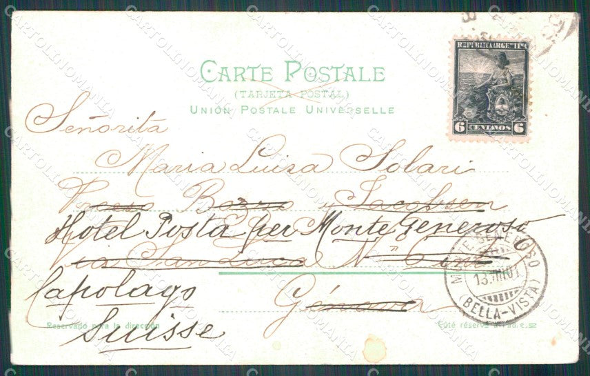Argentina La Plata Palacio Municipal postcard XP0876 – retro