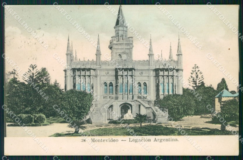 Uruguay Montevideo Legacion Argentina postcard XP0886 – fronte