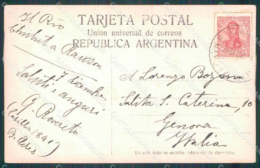 Argentina Rawson Rio Chubut RPPC postcard XP0893 – retro