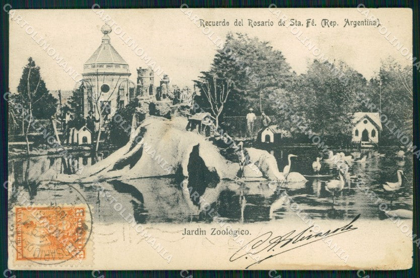 Argentina Rosario de Santa Fe Jardin Zoologico postcard XP0904 – fronte