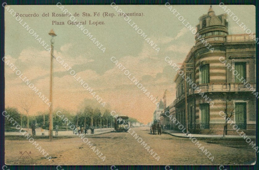Argentina Rosario de Santa Fe Plaza General Lopez postcard XP0907 – fronte