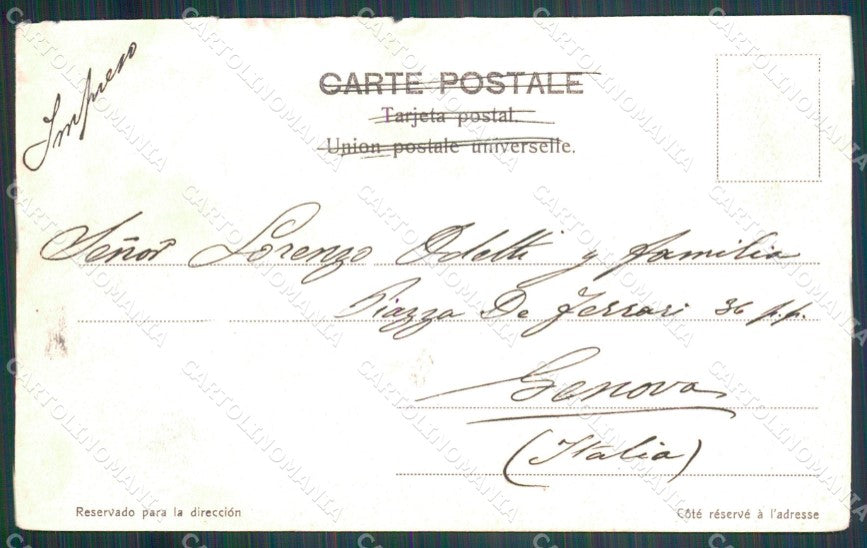 Argentina Rosario de Santa Fe Teatro Colon ABRADED postcard XP0911 – retro