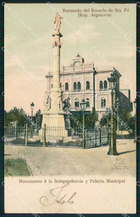 Argentina Rosario de Santa Fe Palacio Municipal postcard XP0916 – fronte